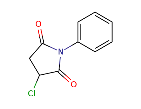 Molecular Structure of 36342-11-7 (3-CHLORO-1-PHENYLPYRROLIDINE-2,5-DIONE)