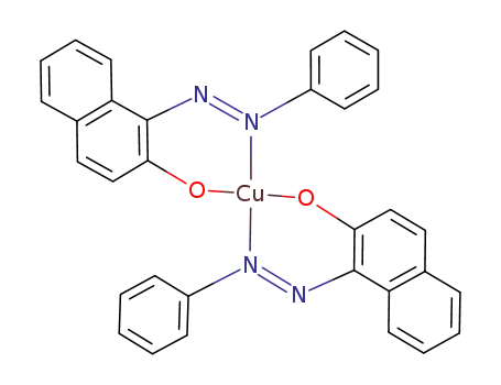 Cu(1-(phenylazo)-2-naphthol)2