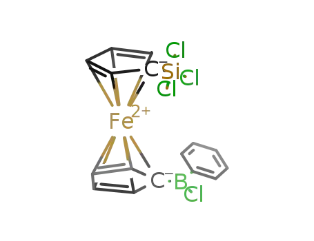 (C5H4B(C6H5)Cl)Fe(C5H4SiCl3)