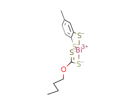 toluene-3,4-dithiolatobismuth(III) n-butyldithiocarbonate