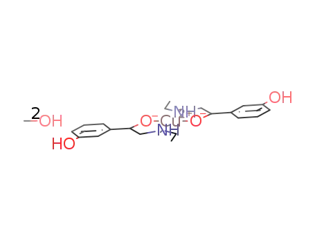 Cu(α-[(ethylamino)methyl]-3-hydroxy-benzenemethanol)2*2MeOH