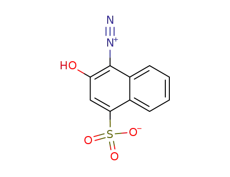 Molecular Structure of 887-76-3 (1-Diazo-2-naphthol-4-sulfonic acid)