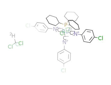 [Ru(tricyclohexylphosphine)Cl2(p-chlorophenyl isocyanide)3]*CDCl3