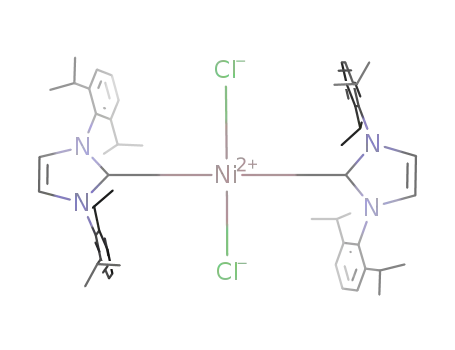 trans-(1,3-bis(2,6-diisopropylphenyl)imidazolin-2-yliden)2NiCl2