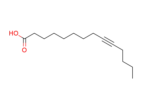 Molecular Structure of 55182-92-8 (9-TETRADECYNOIC ACID))