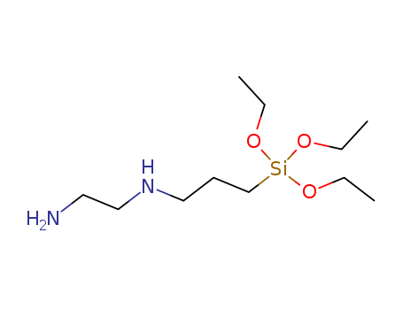 5089-72-5,N-(3-Triethoxysilylpropyl)ethylenediamine,Aminoethylaminopropyltriethoxysilane;GF 90 (amine);Geniosil GF 94;N-(2-Aminoethyl)-3-aminopropyltriethoxysilane;N-(b-Aminoethyl)-g-aminopropyltriethoxysilane;SH 6026;Silquest Y 11763;[3-[(2-Aminoethyl)amino]propyl]triethoxysilane;1,2-Ethanediamine,N-[3-(triethoxysilyl)propyl]- (9CI);(g-Ethylenediaminepropyl)triethoxysilane;3-(2-Aminoethylamine)propyltriethoxysilane;1,2-Ethanediamine,N1-[3-(triethoxysilyl)propyl]-;
