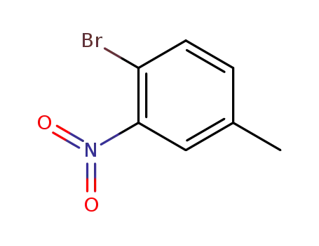 Molecular Structure of 5326-34-1 (4-Bromo-3-nitrotoluene)