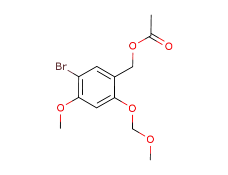5-bromo-4-methoxy-2-methoxymethyloxybenzyl acetate