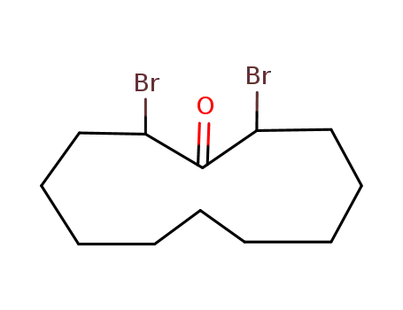 Molecular Structure of 24459-40-3 (2,12-DIBROMOCYCLODODECANONE)