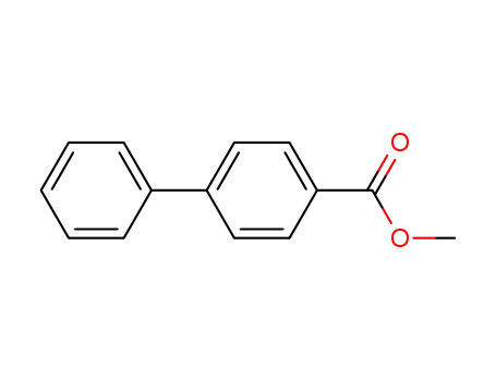 Molecular Structure of 720-75-2 (Methyl 4-phenylbenzoate)