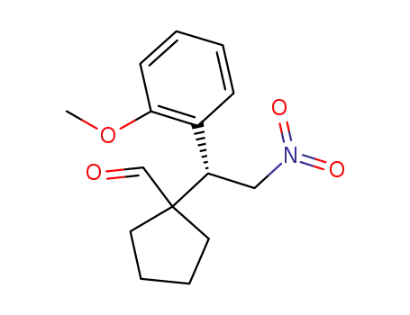 (S)-1-[1-(2-methoxyphenyl)-2-nitroethyl]cyclopentanecarbaldehyde