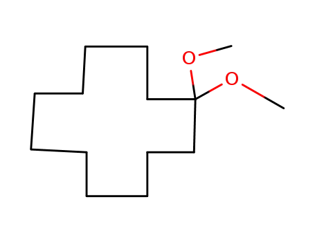Molecular Structure of 950-33-4 (1,1-dimethoxycyclododecane)