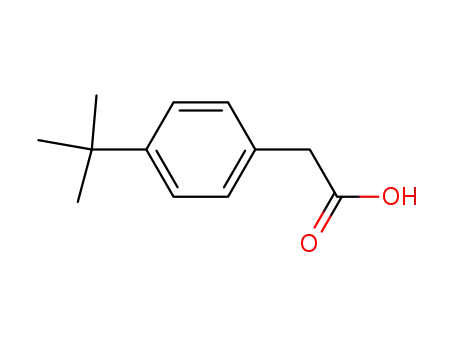 Molecular Structure of 32857-63-9 (4-TERT-BUTYLPHENYLACETIC ACID)