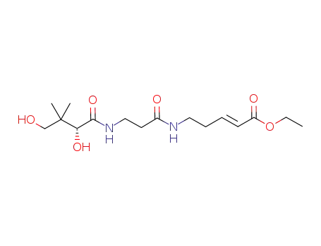 ethyl (R,E)-5-(3-(2,4-dihydroxy-3,3-dimethylbutanamido)propanamido)pent-2-enoate