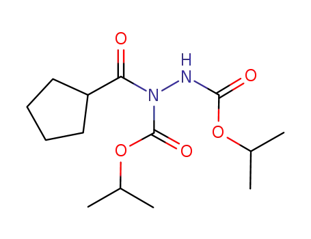 1-cyclopentylcarbonyl-1,2-hydrazinedicarboxylic acid 1,2-diisopropyl ester