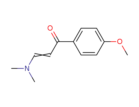 Molecular Structure of 18096-70-3 (3-(diMethylaMino)-1-(4-Methoxyphenyl)prop-2-en-1-one)