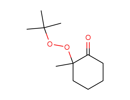 Molecular Structure of 25462-04-8 (Cyclohexanone, 2-[(1,1-dimethylethyl)dioxy]-2-methyl-)