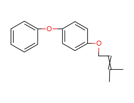 Molecular Structure of 42873-58-5 (Benzene, 1-[(3-methyl-2-butenyl)oxy]-4-phenoxy-)