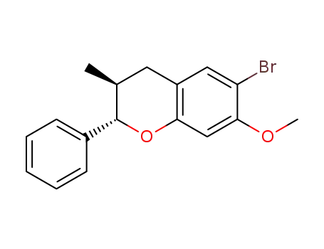 trans-6-bromo-7-methoxy-3-methyl-2-phenylchroman