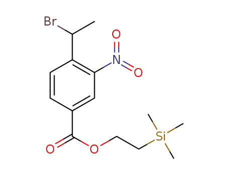 2-(trimethylsilyl)ethyl 4-(1-bromoethyl)-3-nitrobenzoate