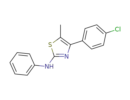 4-(4-chlorophenyl)-5-methyl-N-phenylthiazol-2-amine