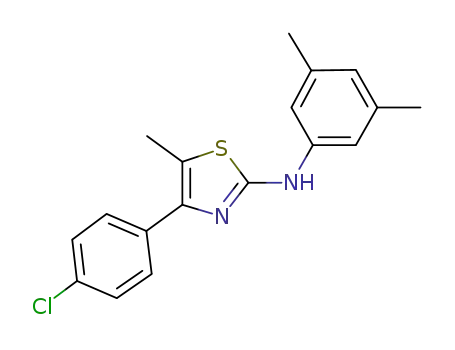 4‐(4‐chlorophenyl)‐N‐(3,5‐dimethylphenyl)‐5‐methyl‐1,3‐thiazol‐2‐amine