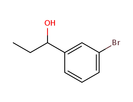 Molecular Structure of 74157-47-4 (1-(3-BROMOPHENYL)PROPAN-1-OL)