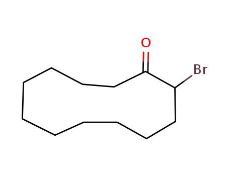 Molecular Structure of 31236-94-9 (2-bromocyclododecanone)