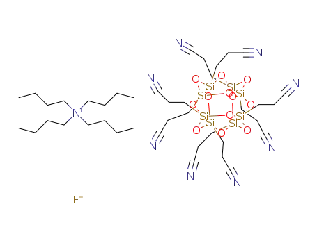 tetra-n-butylammonium octakis(2-cyanoethyl)octasilsesquioxane fluoride