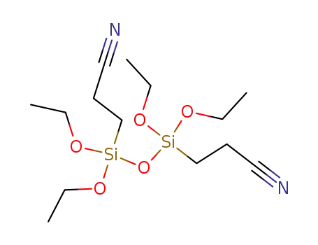 1,1,3,3-Tetraethoxy-1,3-bis-<2-cyan-ethyl>-disiloxan