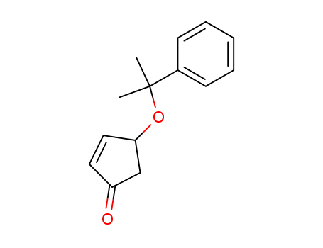 Molecular Structure of 65457-77-4 (2-Cyclopenten-1-one, 4-(1-methyl-1-phenylethoxy)-)