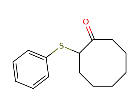 2-phenylsulfanylcyclooctanone