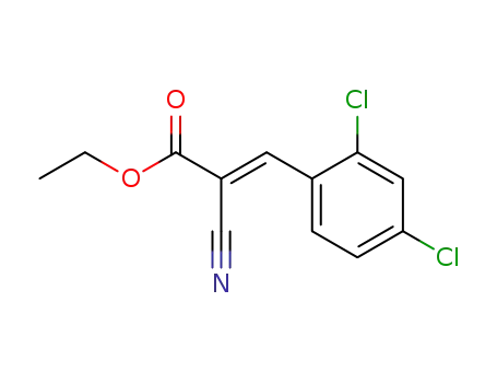 ethyl (E)-2-cyano-3-(2,4-dichlorophenyl)-2-propenoate
