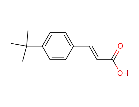 Molecular Structure of 1208-65-7 (4-(TERT-BUTYL)CINNAMIC ACID)