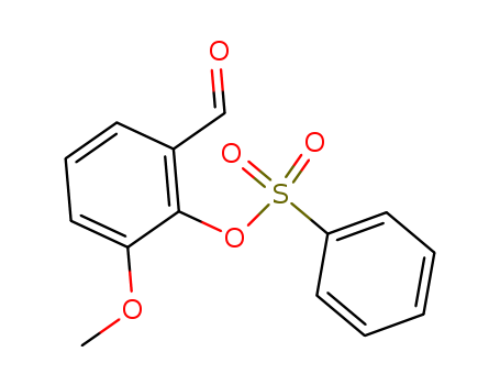 Benzaldehyde,3-methoxy-2-[(phenylsulfonyl)oxy]- cas  2426-85-9