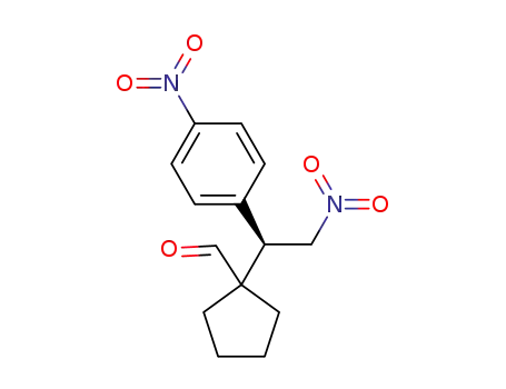 (R)-1-[1-(4-nitrophenyl)-2-nitroethyl]cyclopentanecarbaldehyde