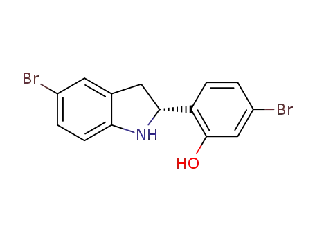 (R)-5-bromo-2-(5-bromoindolin-2-yl)phenol