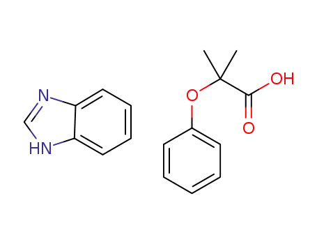benzimidazole 2-methyl-2-phenoxypropanoic acid