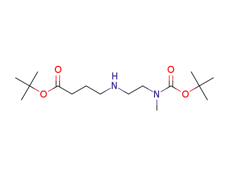 N-[(CH2)3-COO-t-Bu]-N’-Boc-N’-methyl-ethylenediamine