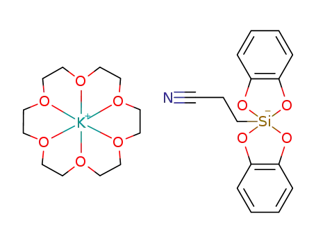 potassium [18-crown-6] bis(catecholato)-3-cyanoethylsilicate