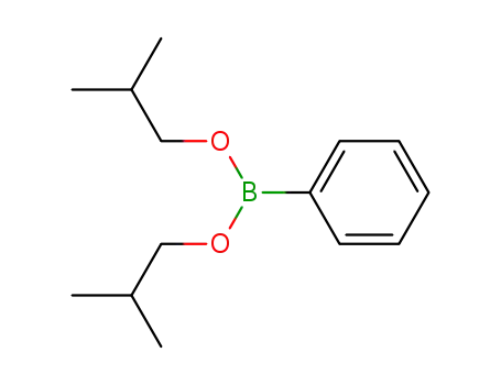 Molecular Structure of 59024-15-6 (boronic acid, B-phenyl-, bis(2-methylpropyl) ester)
