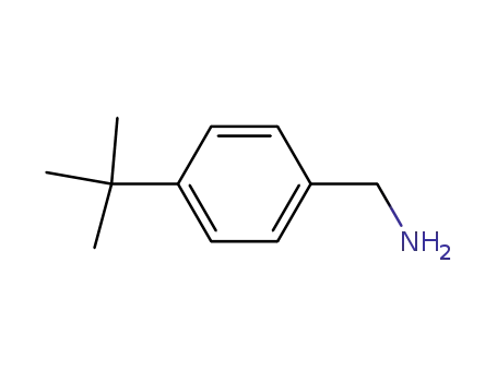 Molecular Structure of 39895-55-1 (4-tert-Butylbenzylamine)