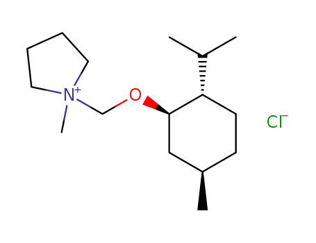 methyl [(1R,2S,5R)-(-)-menthoxymethyl]pyrrolidinium chloride