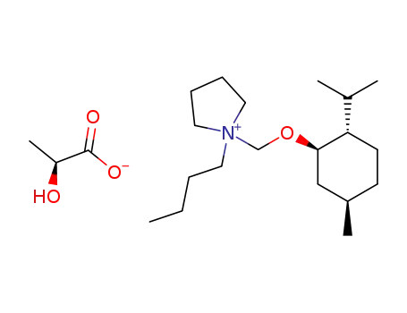 butyl [(1R,2S,5R)-(-)-menthoxymethyl]pyrrolidinium L-lactate
