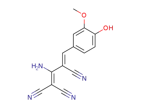 (Z)-2-amino-4-(4-hydroxy-3-methoxyphenyl)buta-1,3-diene-1,1,3-tricarbonitrile