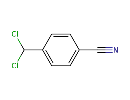 Molecular Structure of 74231-65-5 (4-(DICHLOROMETHYL)BENZONITRILE)