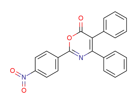 2-(4-nitrophenyl)-4,5-dipheny-1,3-oxazin-6-one