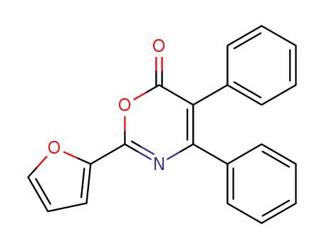 2-(2-furyl)-4,5-diphenyl-1,3-oxazin-6-one