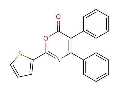 4,5-diphenyl-2-(2-thienyl)-1,3-oxazin-6-one