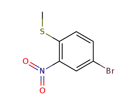 4-bromo-1-methylsulfanyl-2-nitro-benzene
